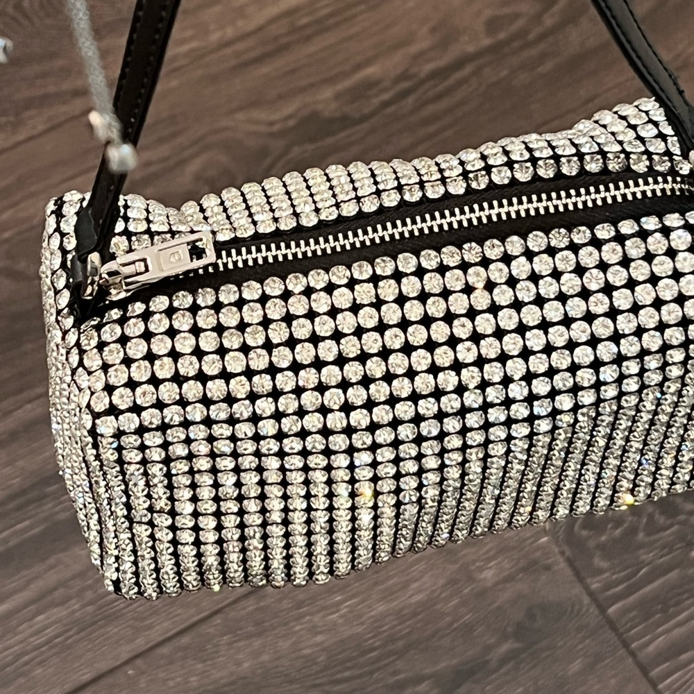 Genuine Leather Diamond Studded Handbag
